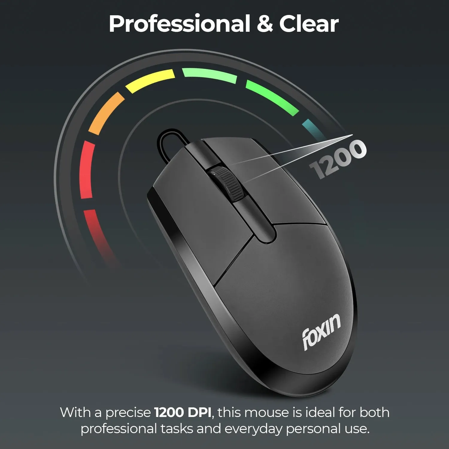 Foxin USB Mouse (Glide) view 4